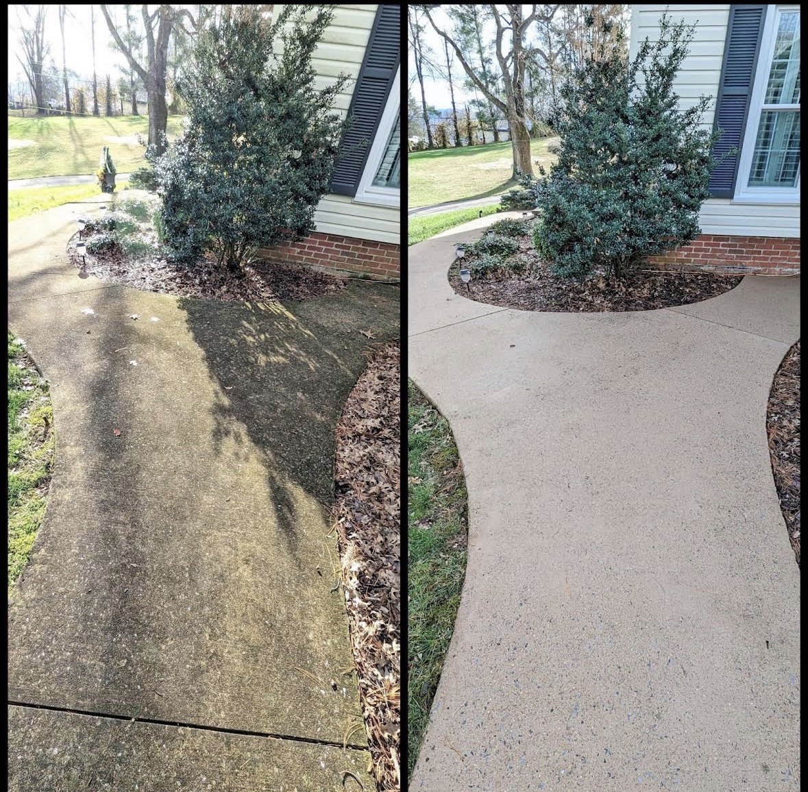 Walkway & Concrete Cleaning